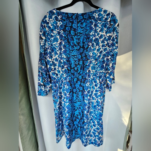 Boden - Silk Blend - Dress Size 12R - 3/4 Sleeves - Lined - Picture 6 of 7